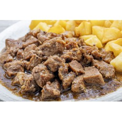 CARNE EN SALSA CON PATATAS